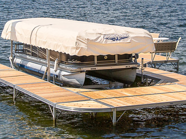 13oz Vinyl Canopy Covers for Boat Docks - ShoreMaster